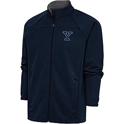 Antigua Men's Yale Bulldogs Yale Blue Links Full-Zip Jacket