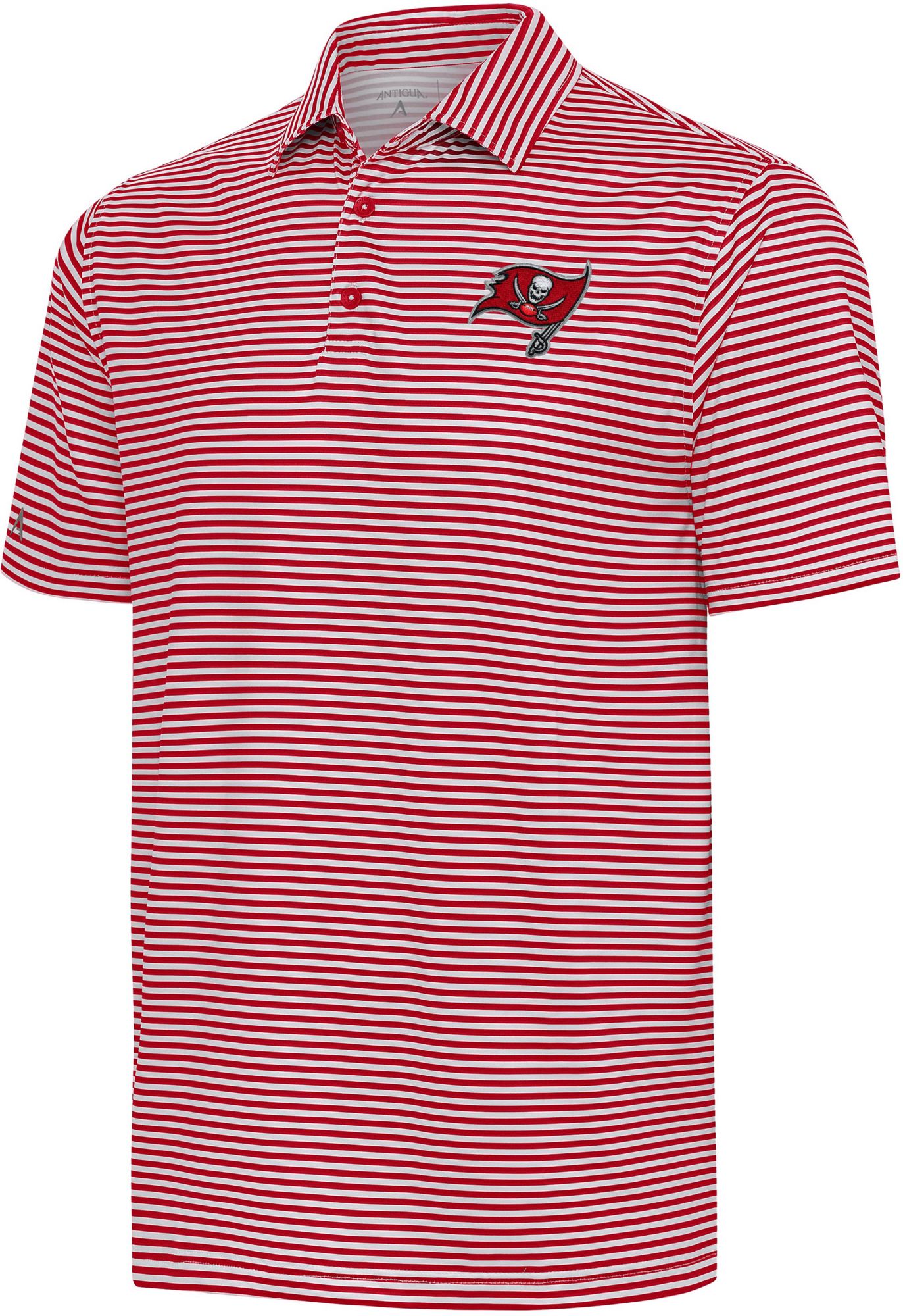 Antigua Men's Tampa Bay Buccaneers Red Skills Polo