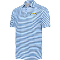 Antigua Men's Los Angeles Chargers Blue Skills Polo