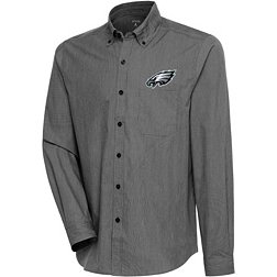 Antigua Men's Philadelphia Eagles Black/White Compression Long Sleeve T-Shirt
