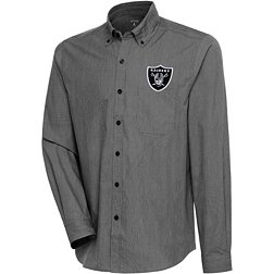 Antigua Men's Las Vegas Raiders Black/White Compression Long Sleeve T-Shirt