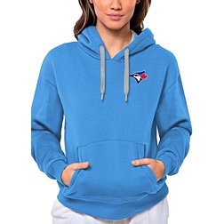 Antigua Women's Toronto Blue Jays Blue Victory Hooded Pullover