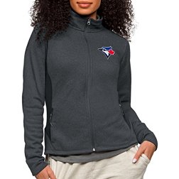 Antigua Women's Toronto Blue Jays Charcoal Course Jacket