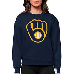 Women's Milwaukee Brewers 3/4 Sleeve Sleep Shirt Sideline Apparel