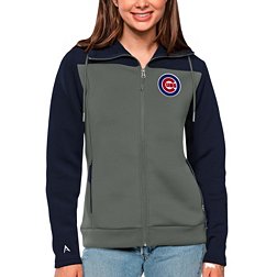 Antigua Women's Chicago Cubs Navy Protect Jacket