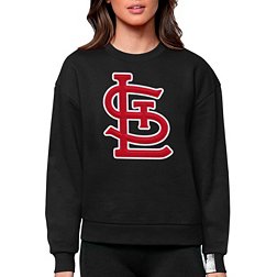 Women's Lusso White/Navy St. Louis Cardinals Mack Fleece V-Neck Pullover Top Size: Extra Large