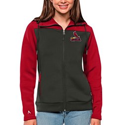 Antigua Women's St. Louis Cardinals Red Victory Hooded Pullover