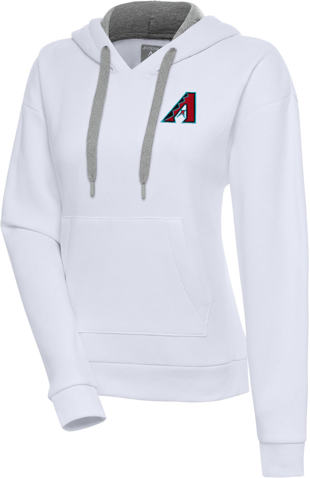 Antigua Women's Arizona Diamondbacks White Victory Pullover Hoodie