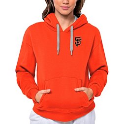 San Francisco Giants Fanatics Branded Women's Plus Size League Diva Mesh  T-Shirt - Orange/Black