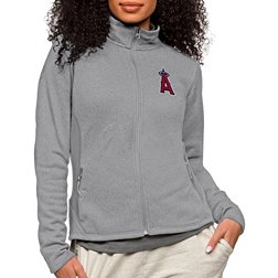 Antigua Women's Los Angeles Angels Gray Course Jacket