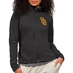 Antigua Women's San Diego Padres Black Course Jacket