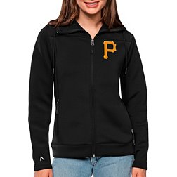 Antigua Women's Pittsburgh Pirates Black Protect Jacket