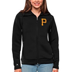 Antigua Women's Pittsburgh Pirates Black Protect Jacket