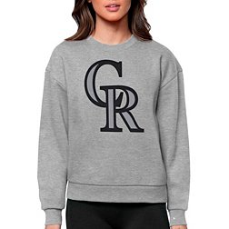 Women's '47 Gray Colorado Rockies City Connect Retro Daze Ava Raglan 3/4-Sleeve T-Shirt Size: Small