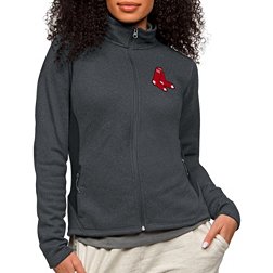 Antigua Women's Boston Red Sox Charcoal Course Jacket