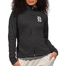 Antigua Women's Detroit Tigers Black Course Jacket
