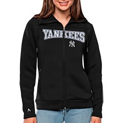 Antigua Women's New York Yankees Black Protect Jacket