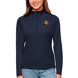 Antigua Women's Indiana Pacers Tribute Navy Pullover Sweater