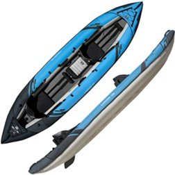 AquaGlide Chinook 120 Tandem Inflatable Kayak with Pump