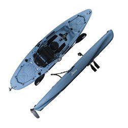 Hobie Mirage Passport 12 R Angler Kayak with MirageDrive Pedal System and Paddle
