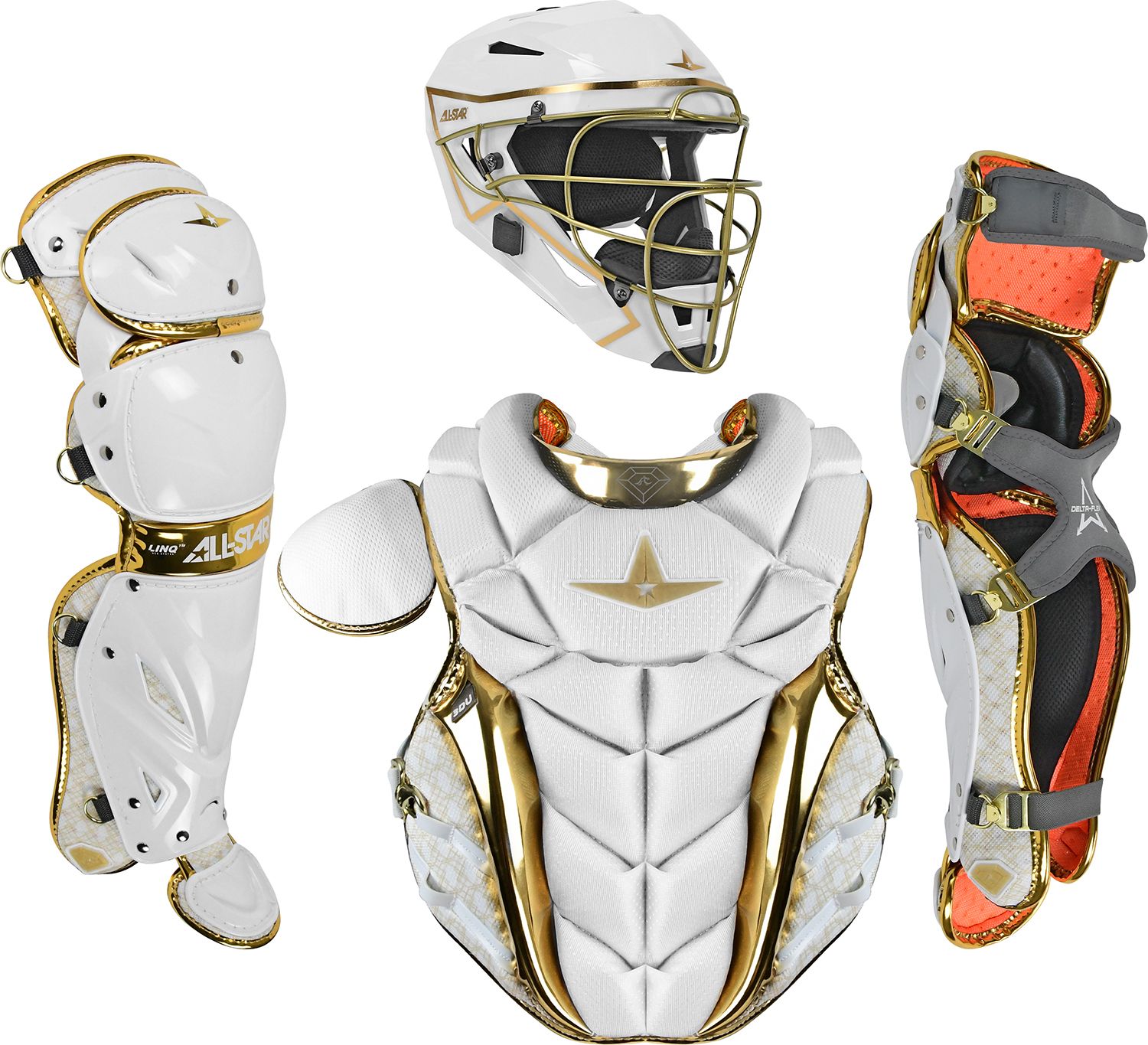 White/Metallic Gold