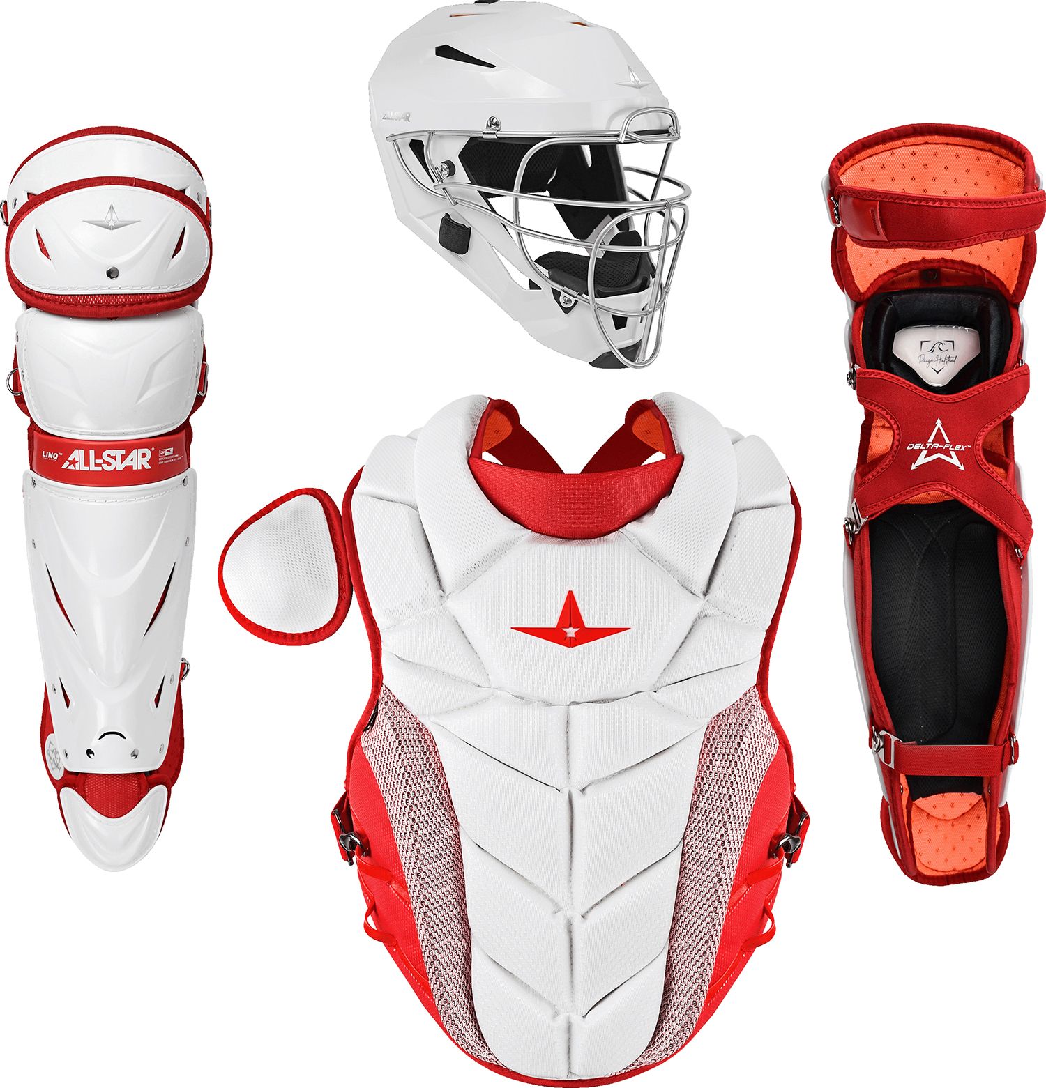 White/Scarlet