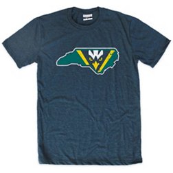 Where I'm From Adult UNC-Wilmington  Seahawks Navy Logo State T-Shirt