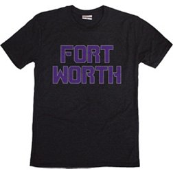 Where I'm From Men's Fort Worth Black City Block T-Shirt