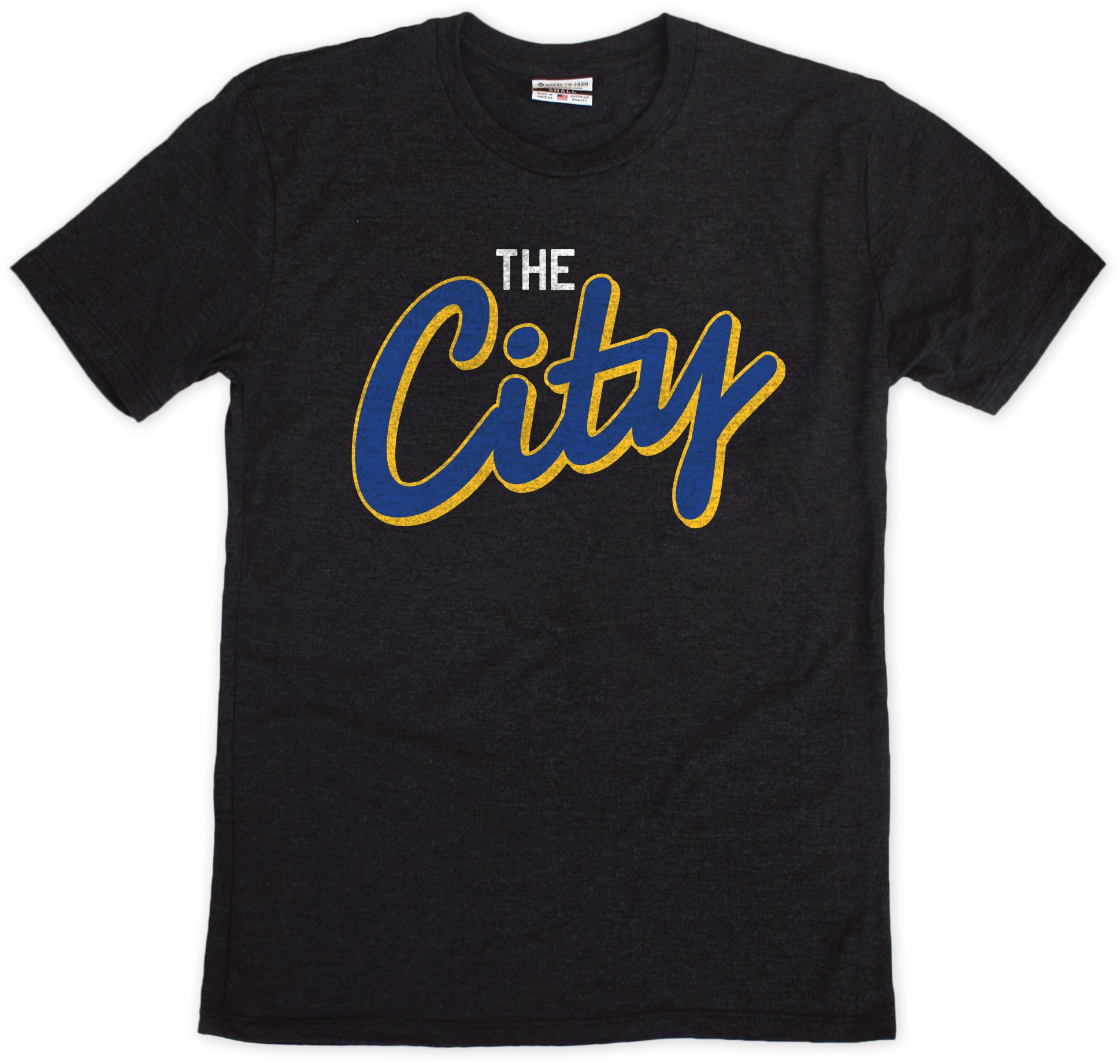 Where I'm From Golden State Script T-Shirt