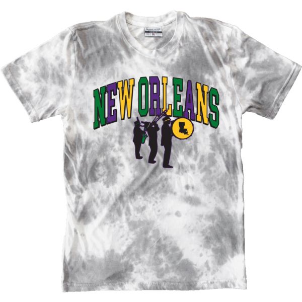 Where I'm From New Orleans Tie Dye T-Shirt