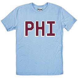 Where I'm From Philadelphia Initials Light Blue T-Shirt
