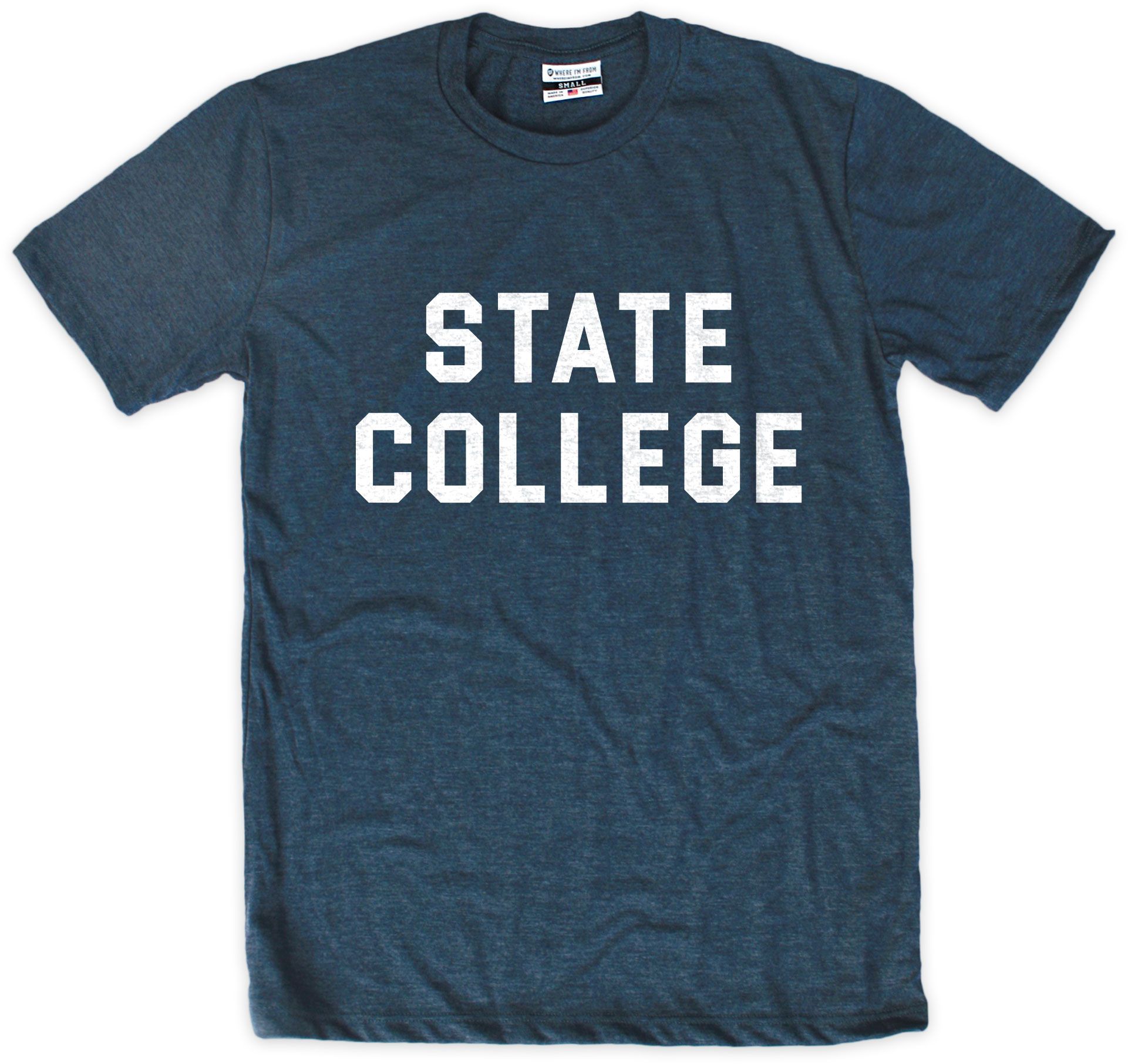 Where I'm From Penn State State College Navy T-Shirt