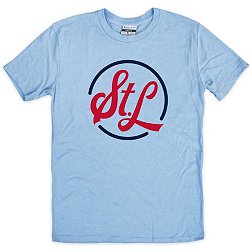 Where I'm From St.Louis Circle Light Blue T-Shirt
