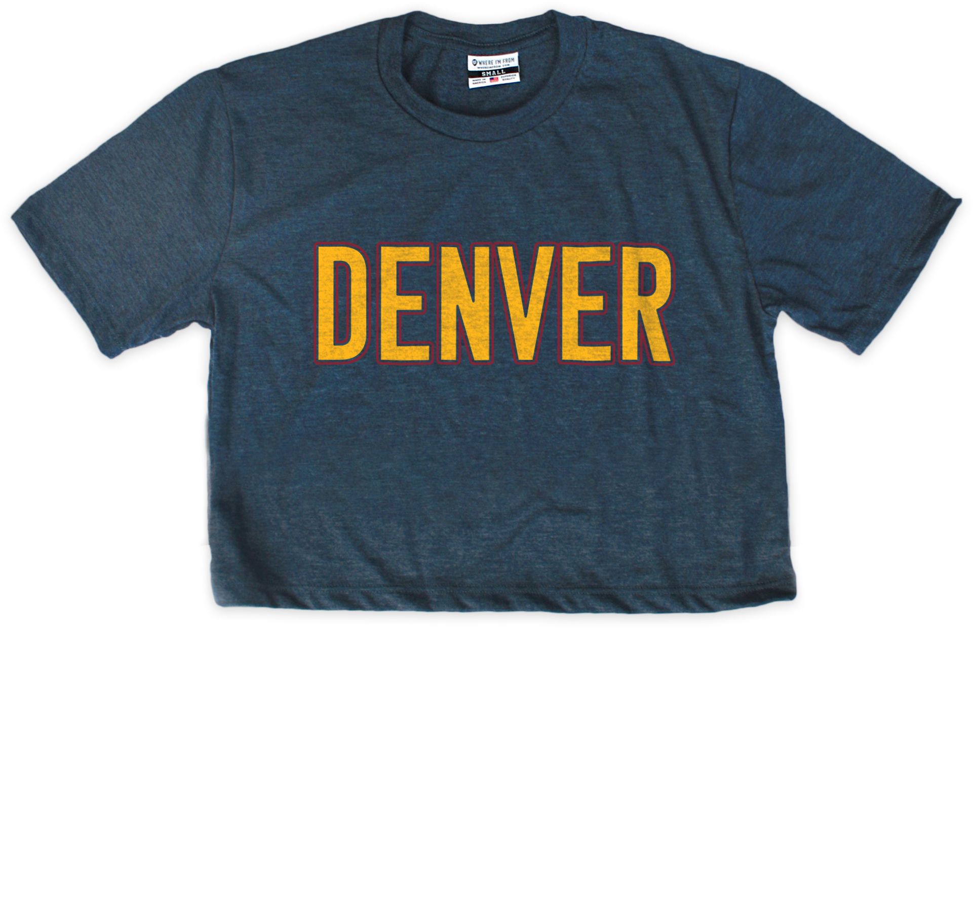 Where I'm From Women's Denver City Block Cropped T-Shirt