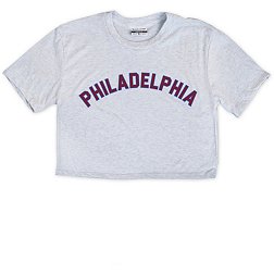 Where I'm From Women's Philadelphia City Ash Crop top Sweatshirt