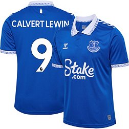 Hummel Adult Everton 2023 Dominic Calvert-Lewin #9 Home Replica Jersey