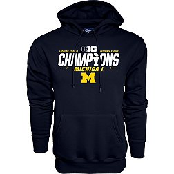 Blue 84 Adult Michigan Wolverines 2023 Big 10 Champions Pullover Hoodie