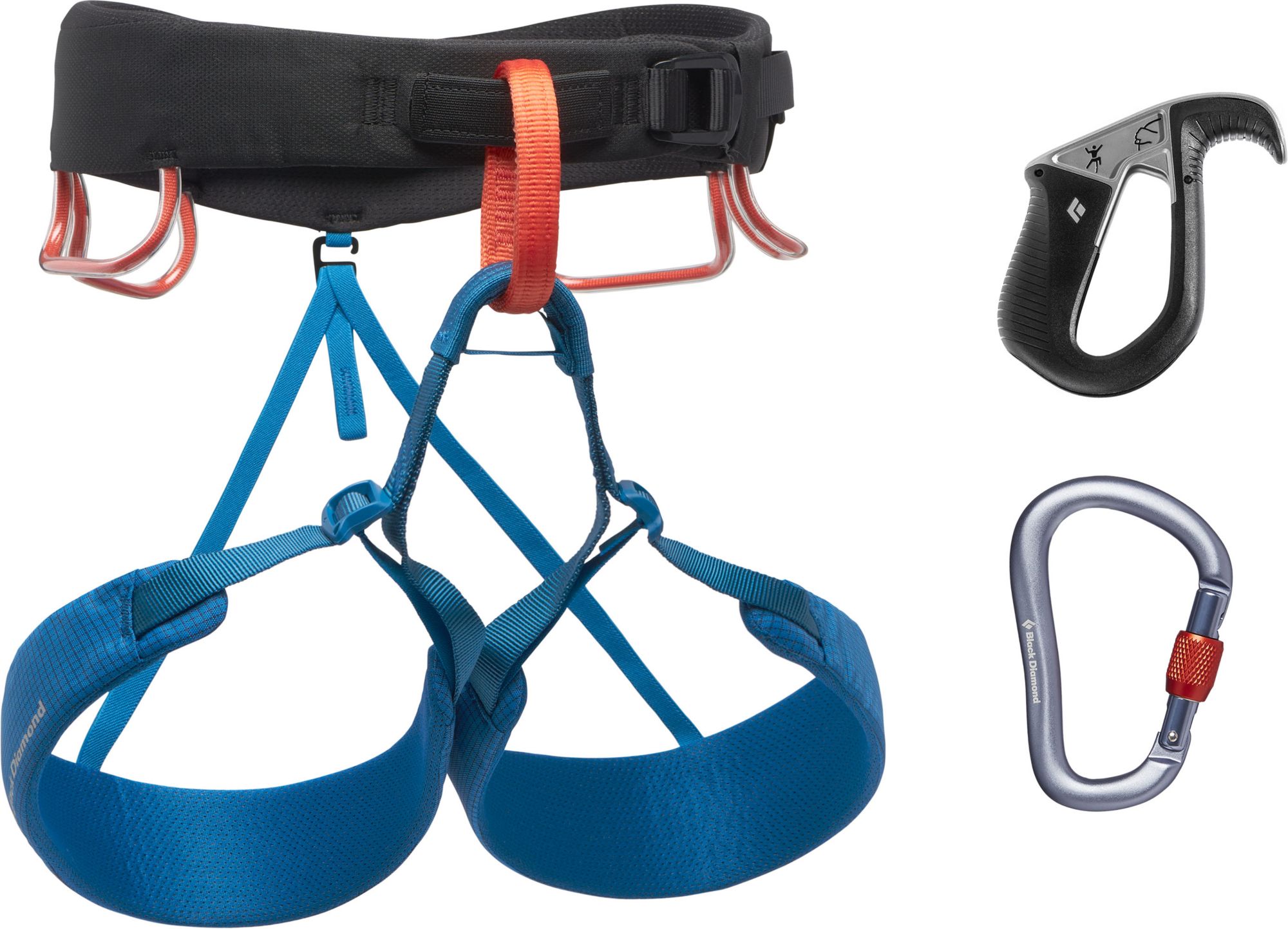 Photos - Climbing Gear Black Diamond Men's Momentum Harness Pilot Package Harness, Small 23BDIMMNTMHRNSPLTCAC 