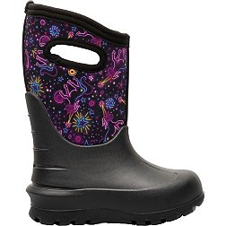 Bogs Kids' Neo-Classic Neon Unicorn Waterproof Winter Boots