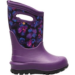 Bogs Kids' Neo-Classic Petals Waterproof Winter Boots