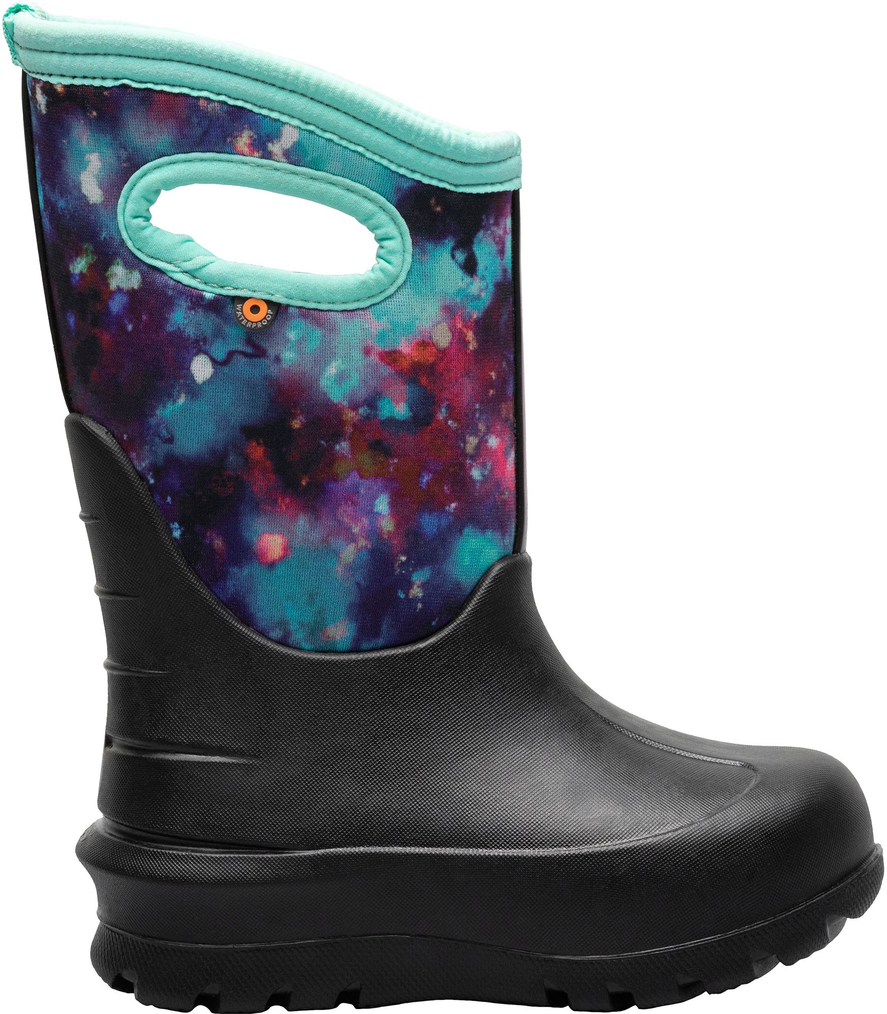 Bogs Kids' Neo-Classic Sparkle Space Waterproof Winter Boots
