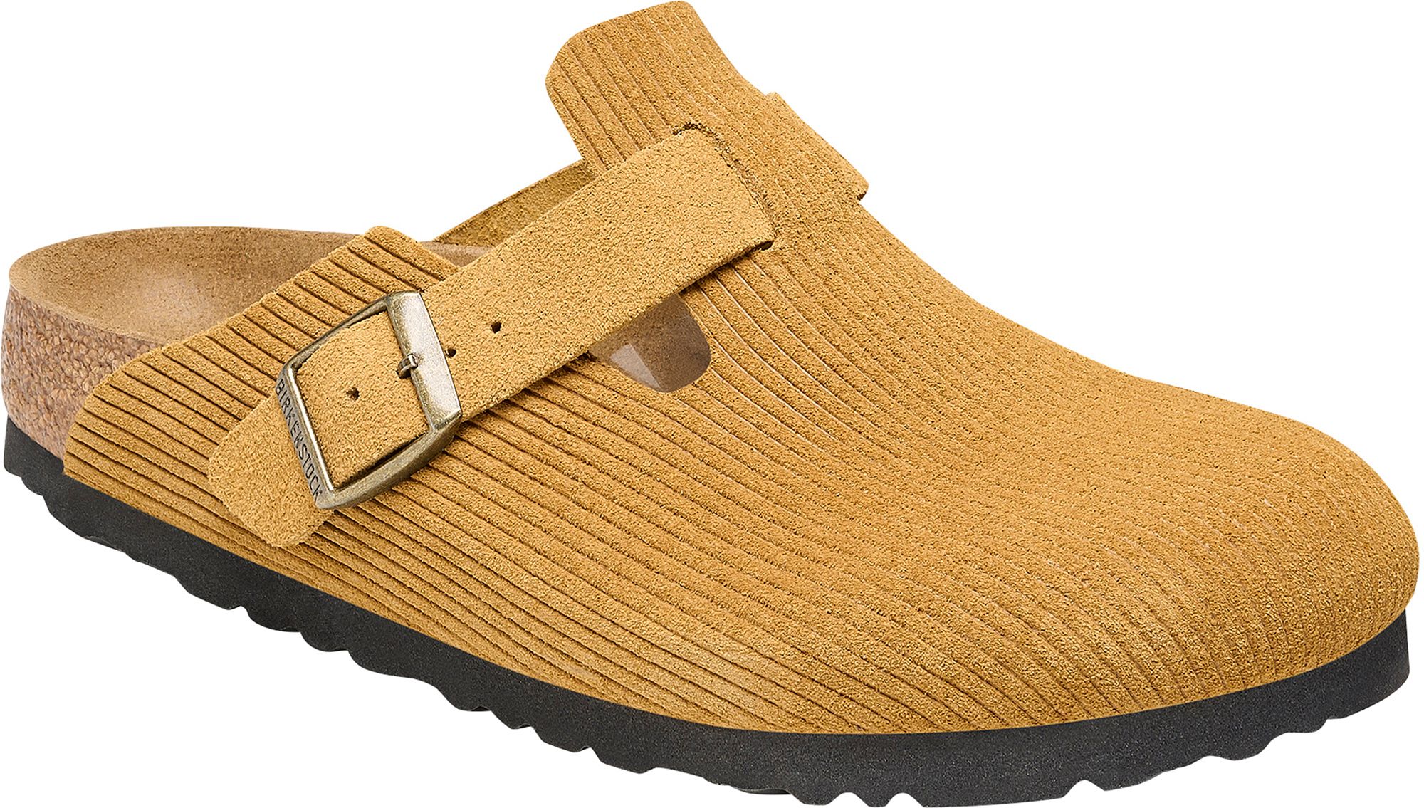 Birkenstock Men's Boston Suede Embossed Clogs
