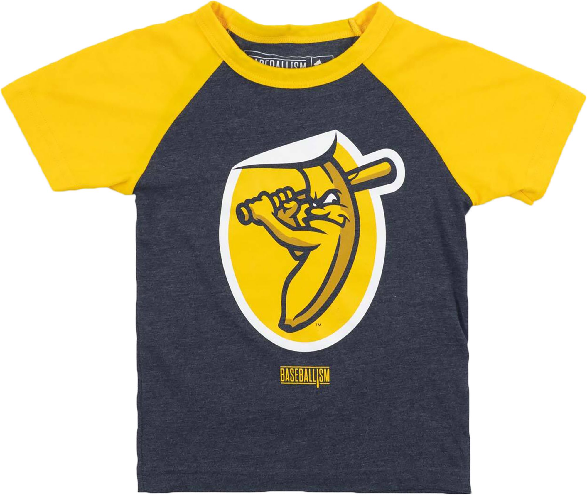 Baseballism Toddler Savannah Bananas Navy Sticker T-Shirt