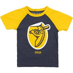 Baseballism Toddler Savannah Bananas Navy Sticker T-Shirt