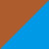 Chestnut Brown/Blue Teal