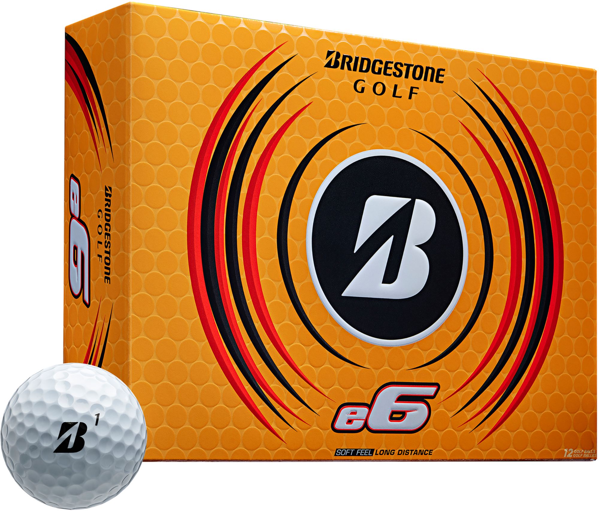 Bridgestone 2023 e6 Soft Golf Balls, Men's