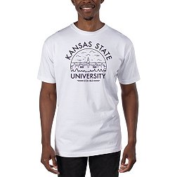 USCAPE Men's Kansas State Wildcats White Voyager T-Shirt