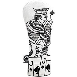 Pins & Aces Jack of Spades White Hybrid Headcover