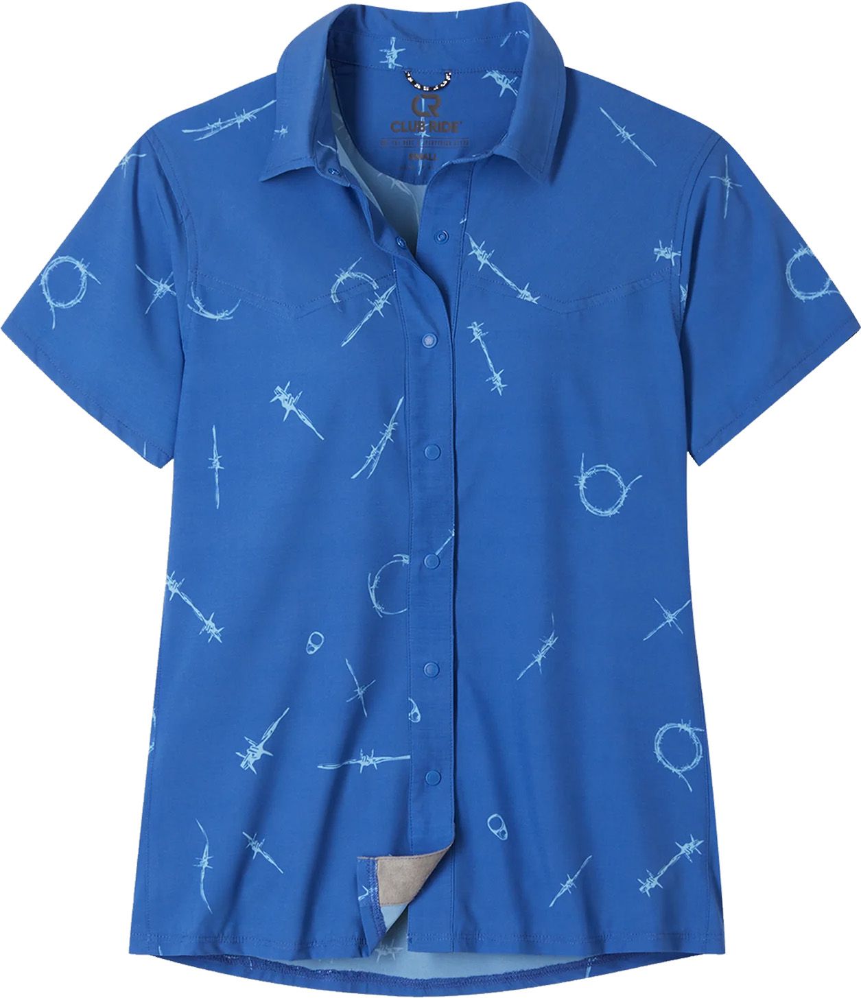 Surf Blue Barb Print