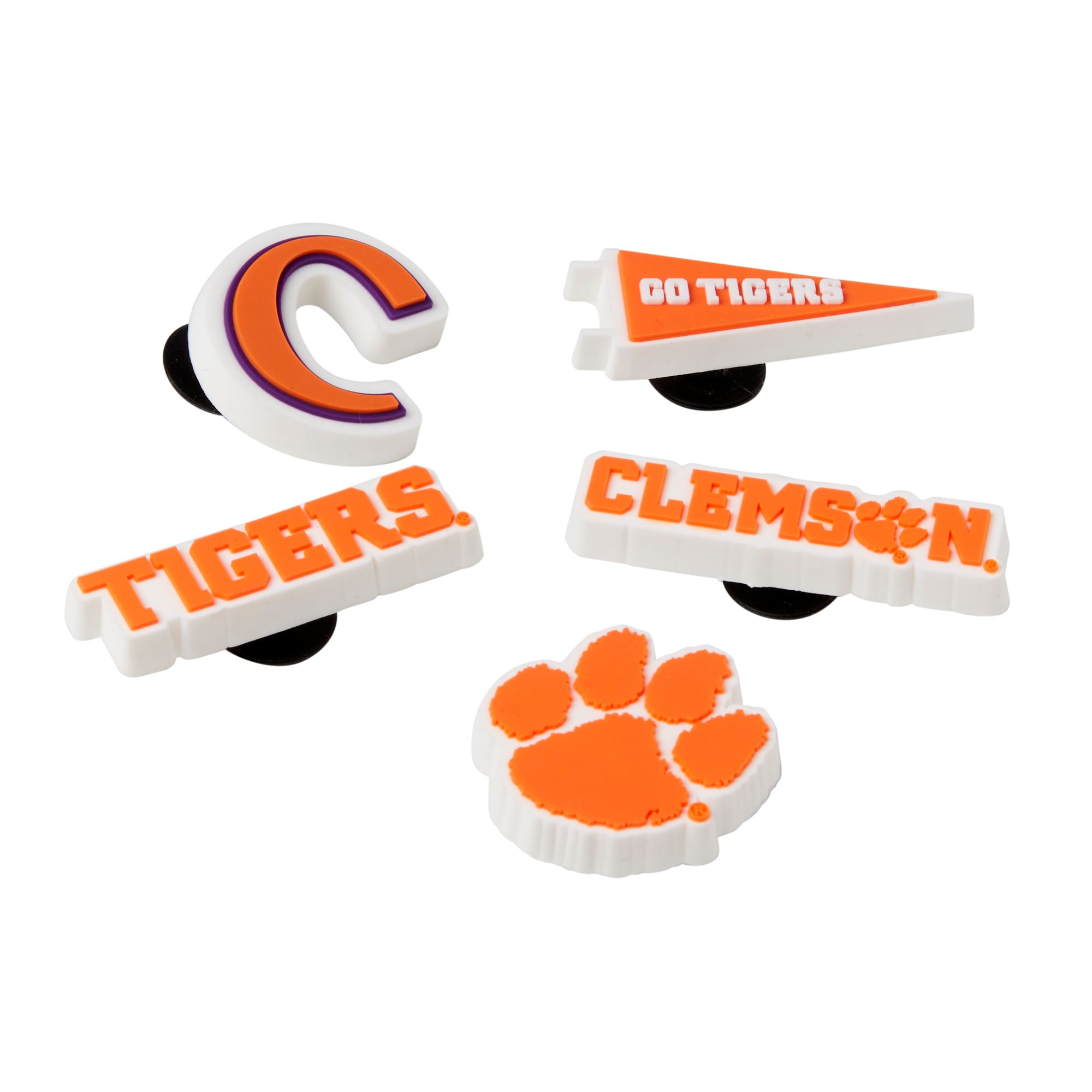 Crocs Jibbitz Clemson Tigers - 5 Pack